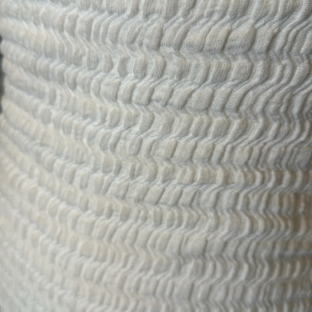 NWT No Comments White body con sheath dress with high slits Sz M - Picture 7 of 14